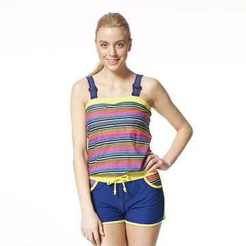 莫妮娜 MIT 少女二件式連身褲泳裝