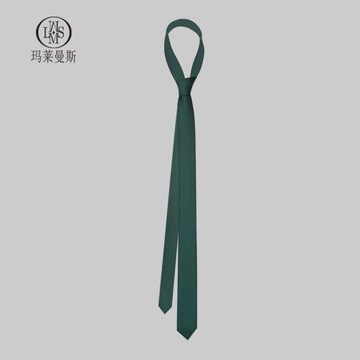 韓版墨綠色領帶男細窄款休閑時尚潮流襯衫裝飾女手打學院風手打款