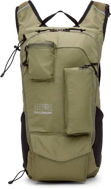 MM6 Maison Margiela 绿色 Salomon 联名 Trail Blazer 双肩包