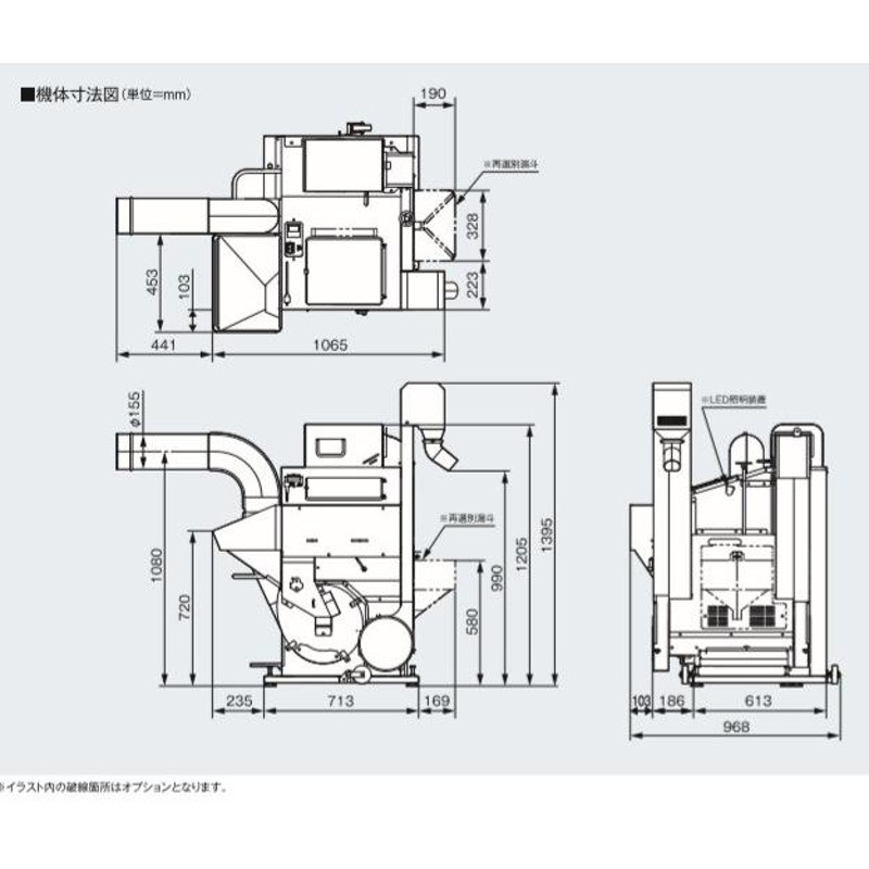 新到着 大島農機 ジェット式籾すり機 PMJ20-T1 籾すり機 籾摺り もみすり ジェット式 ジェット方式 脱ぷ コンパクト 小型 