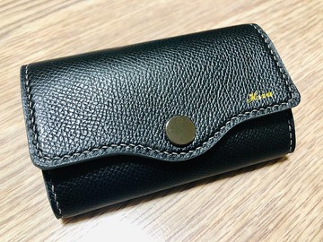 【穎川手創】手縫經典六鉤扣防刮皮鑰匙包  挑選皮革請私訊聊聊