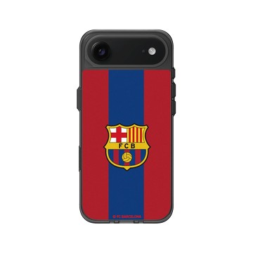 iPhone Air Clear (相機按鈕) 酷墨灰 - FC Barcelona - Logo - Two Tone Background