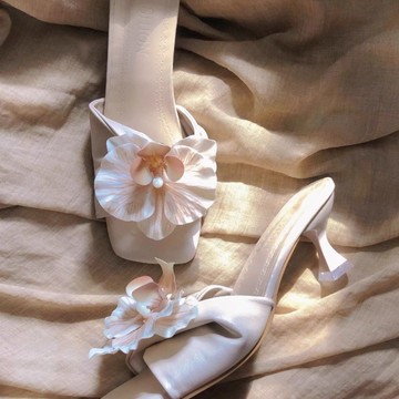 👡爆款直降價👡 羅馬涼鞋 夏季 韓系版 女鞋 "蝴蝶蘭"原創小衆絕美仙女風細跟涼鞋氣質溫柔晚晚風鞋子