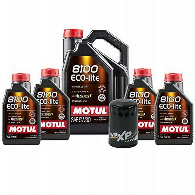 9 L新パーツ8100 ECO-LITE 5 W 30 Wix XPフィルタエンジン