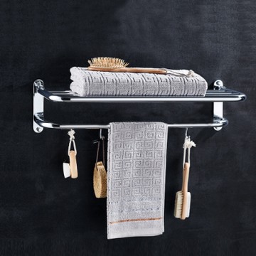 莫菲思 不鏽鋼雙層壁式浴室毛巾架