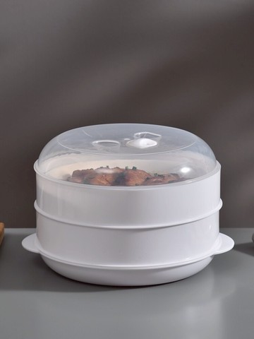 微波爐蒸籠 微波爐蒸籠蒸盒專用加熱器皿碗食品級煮飯容器多功能微鍋爐器皿大【MJ193493】