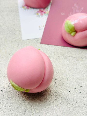 桃花好人緣 壽桃手工皂|吉祥長壽|開運祝福|生日|企業贈禮