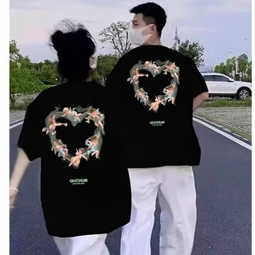 日系潮流新款短袖 韓版潮牌印花短T 簡約時尚ins街頭風T恤 圓領百搭短袖 男生夏天休閒寬鬆短袖