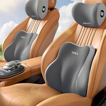 迪索倫汽車靠墊靠枕頭枕腰靠頸枕腰枕護腰託記憶棉車用車載腰部支撐