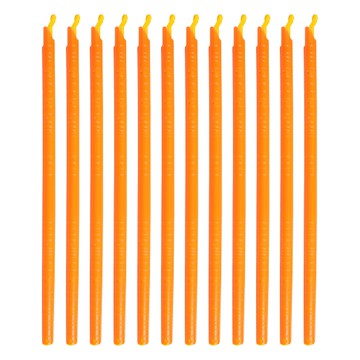 Axis 艾克思 台灣製食物保鮮防漏防潮密封棒 大(28cm)  橘色  12個