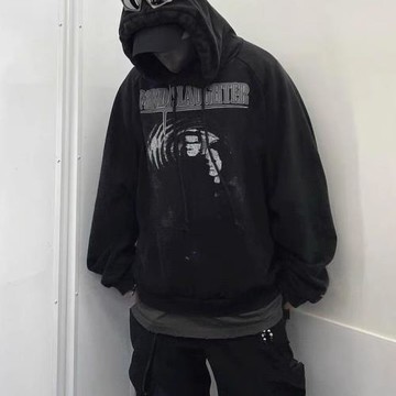 重磅做舊男女款陳哲遠連帽衛衣