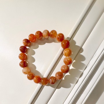 老黃玉手鍊/寶石 水晶手鍊 手串 情侶手鍊 提升自信 財運 好運