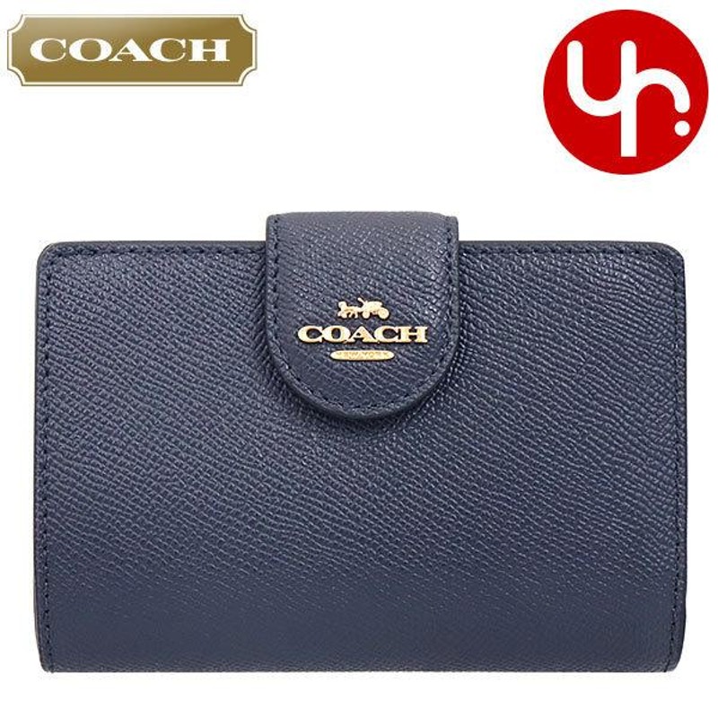 初売りポイント2％】コーチ COACH 財布 二つ折り財布 F06390 6390