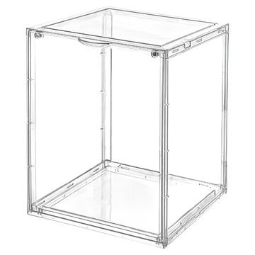 FAmILyLIFE 生活 潮玩全透明磁吸門展示盒 A-494  1個  大