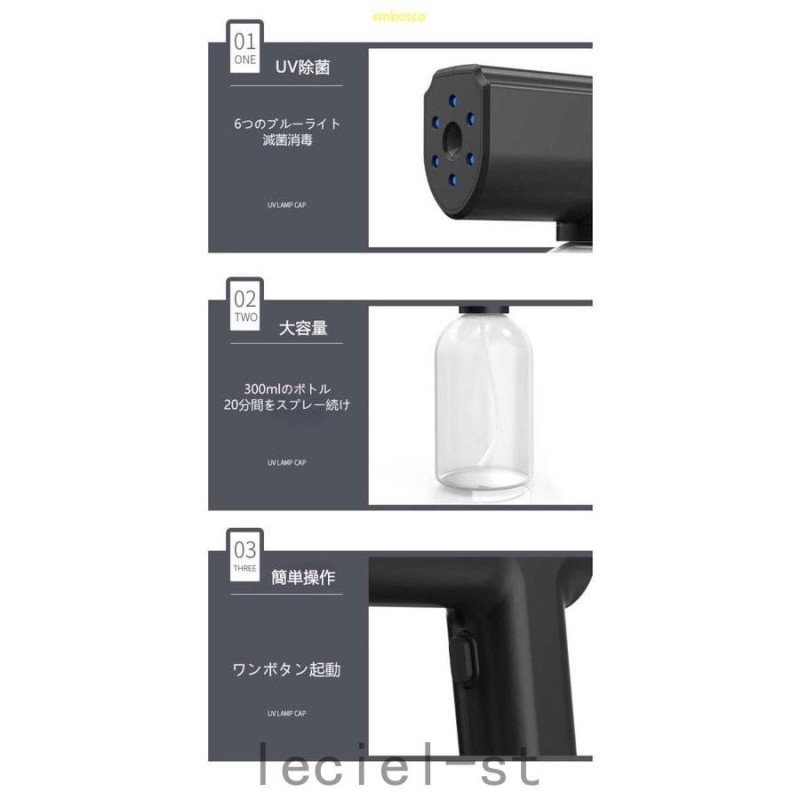 手提げ消毒器 ナノスプレーガン 電動式 スプレーガン 噴霧器