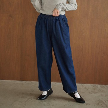 純棉寬鬆牛仔褲 透氣耐穿 簡約休閒 日常百搭必備款  250216-1