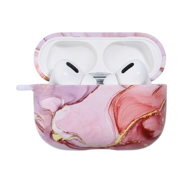 AirPods Pro 保護殼/套 AirPodsPro保護套 大理石硬殼藍牙耳機保護殼 粉金款 AirPods AirPodsPro 耳機保護殼 藍牙耳機保護殼 耳機保護套 藍牙耳機 耳機 保護套