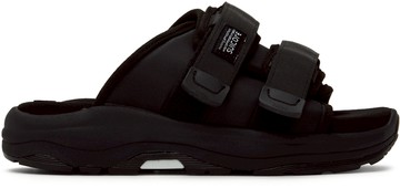 SUICOKE 黑色 MOTO-Run 凉鞋