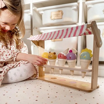 美國 Tender Leaf - 微笑甜筒櫥窗