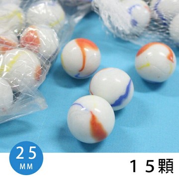 牛奶玻璃彈珠 白色帶花玻璃珠 直徑25mm(中)/一小袋15顆入(促40) 25MM玻璃珠 牛奶珠【APP滿額下單10%點數(單一帳號最高1500點)】8/31止