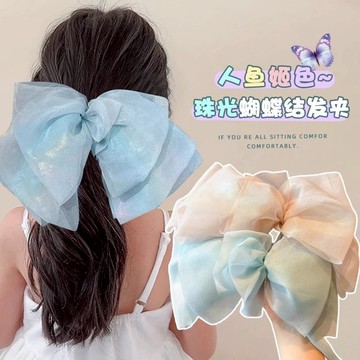 兒童大蝴蝶結髮夾 兒童髮夾 兒童髮飾 兒童蝴蝶結髮夾 韓版兒童可愛髮夾 兒童造型髮夾 女童髮飾髮夾 大蝴蝶結髮夾