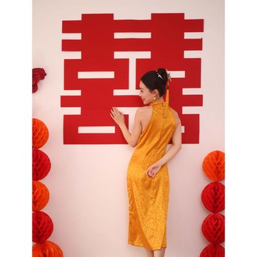 結婚訂婚拍照道具領證婚禮新娘晨袍拍攝喜字伴娘團扇子跟拍小物件