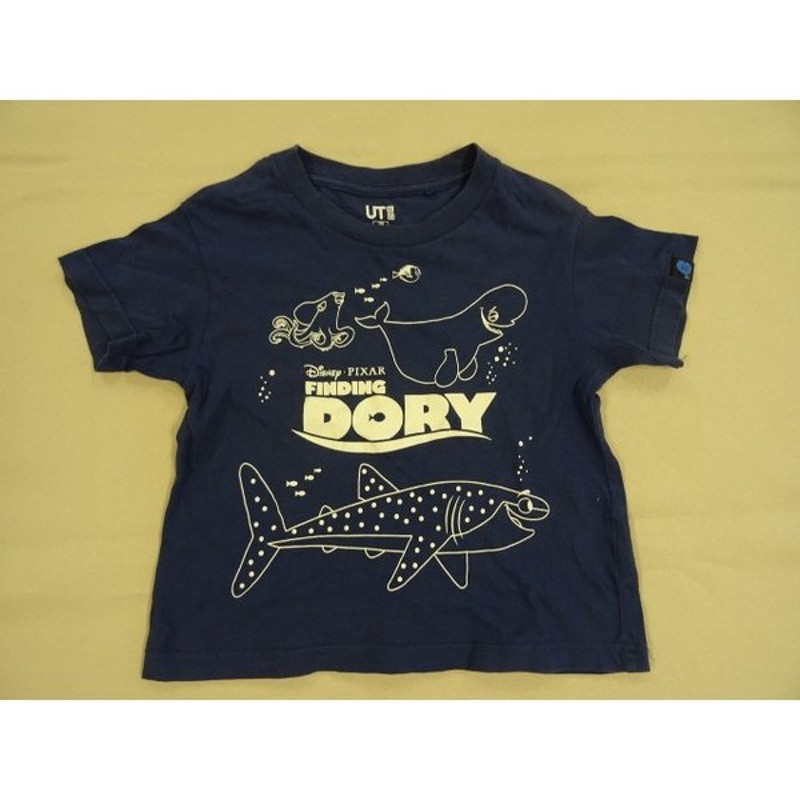 Uniqlo ユニクロ Tシャツ 半袖 ディズニー ファインディング ドリー Finding Dory 男子 女子 キッズtシャツ 100 春夏 Used 古着 格安 プチプラ 通販 Lineポイント最大0 5 Get Lineショッピング