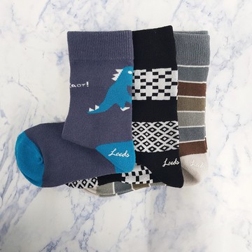 【買一送一】【三雙一組】FUN.童襪、(15 - 19 cm)・台灣製