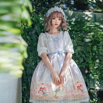 洛麗塔洋裝連身裙lolita蕾絲公主蓬蓬裙