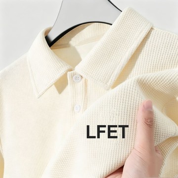 M-8XLpolo衫 華夫格polo衫 男短袖上衣 有領上衣 oversize 流行衣服 休閒 純色 男上衣 LCZW