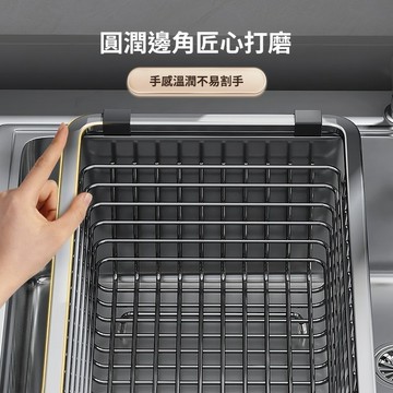 出清不補 出清不補 手慢無⚡廚房304不鏽鋼水槽瀝水籃 洗碗槽濾水籃 水池洗菜盆碗碟瀝水置物架 瀝水籃 碗碟瀝水架 防鏽