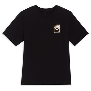 Puma 短袖上衣 男裝 純棉 黑【運動世界】68927001