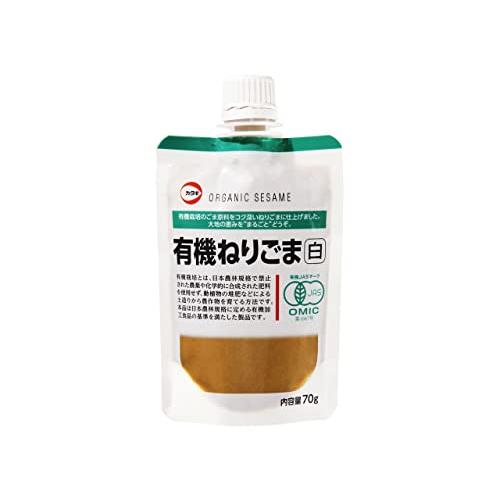 カタギ食品 有機ねりごま白 70g*5個