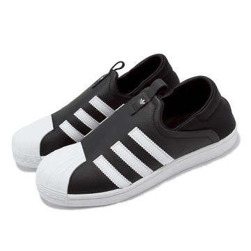 [ACS] adidas 懶人鞋 Superstar Slip ON W 女鞋 黑 白 皮革 貝殼頭 無鞋帶 休閒 愛迪達 IG5717