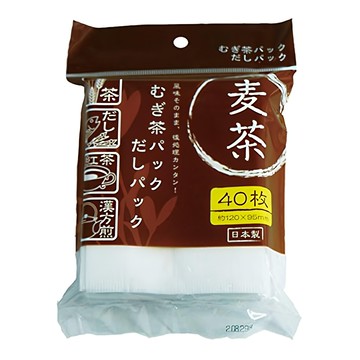 komoda 麥茶濾袋，40枚入，約120x95mm，日本制  1包  單一顏色