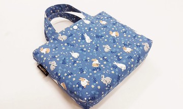 【小方包】小兔子花園-簡約外出包-散步包-手提袋 禮物