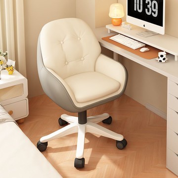 電腦椅家用舒適靠背書桌椅學生宿舍久坐辦公會議椅化妝椅子轉椅