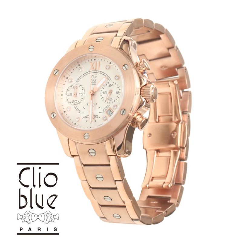 Clio Blue クリオブルー レディース 腕時計 Cb019.28.1B Lady Chrono クロノグラフ ピンクゴールド |  LINEブランドカタログ