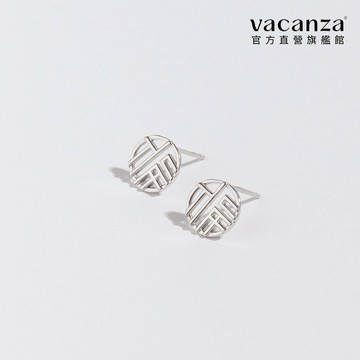 vacanza｜縷空福字全純銀耳環#0106新品 #新年飾品 #新年禮物