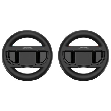 DOBE 圓形方向盤 Switch1/2代通用  黑橙藍  2個  TNS-3196S