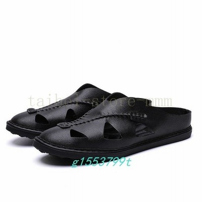 カカトなしスニーカーサンダルメンズオフィスサンダルビジネススリッパサボサンダル革靴ドライビングシューズ室内履き社内履き 通販 Lineポイント最大get Lineショッピング