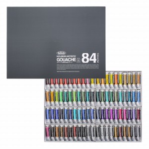 ホルベイン 不透明水彩絵具 ガッシュ 84色セット G731 15ml