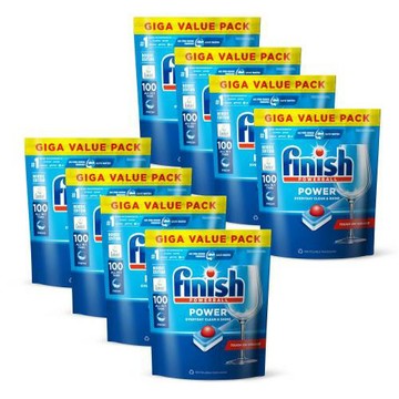 送7-11商品卡1400元★FINISH亮碟全效合一洗碗塊洗滌球洗碗錠1包組共800入洗碗機配件POWER-8