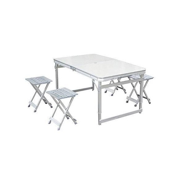 100％安い4WAY折りたたみテーブル アウトドア テーブル アルミ 軽量 高