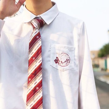 DK襯衫寬松基礎JK制服班服原創短袖長袖情侶男女日系大碼白色襯衣