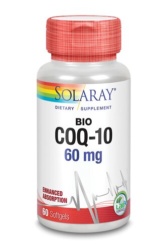 Solaray BioCoQ-10 60 mg - 60 Softgels