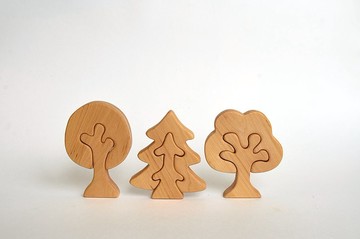 假裝玩具，嬰兒木樹玩具，生日禮物嬰兒