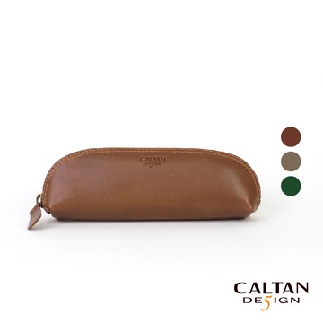【CALTAN】真皮/筆袋 | 半月型萬用筆袋-072368_四色