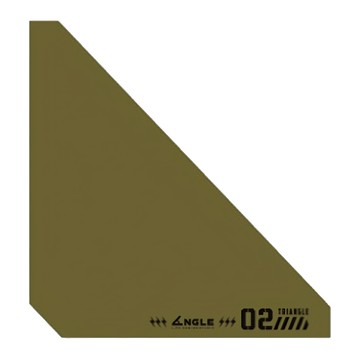 ANGLE 輕量化羽桌專用三角板 - 鋁合金材質，360 x 360mm  46.2 x 33cm  沙色  46.2cm