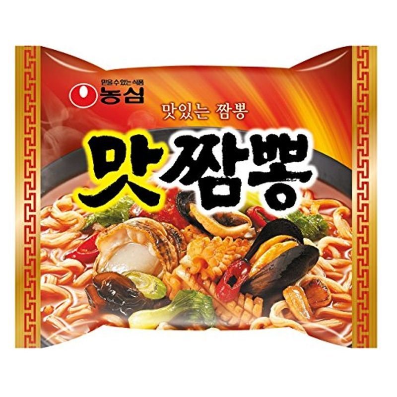 NONG SHIM 農心 マッチャンポン 130g×4個入りパック ノンシン 韓流中華チャンポン 韓国ラーメン インスタントラーメン